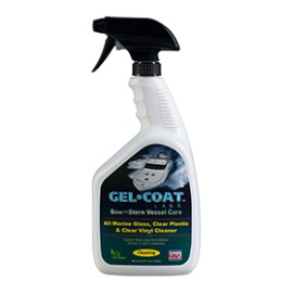 Gel Coat Labs All Marine Glass, Clear Plastic & Clear Vinyl Cleaner 32 oz.