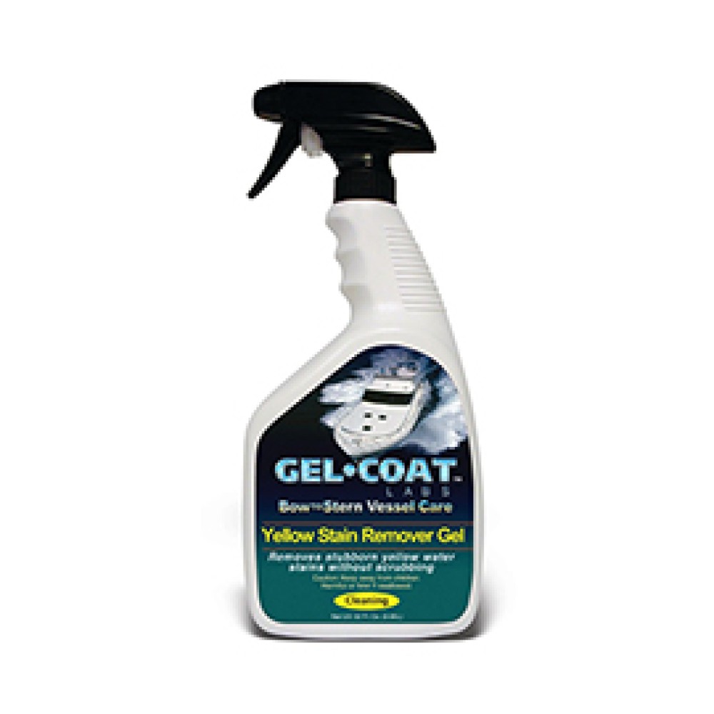 Gel Coat Labs Yellow Stain and Rust Remover Gel 32 oz.