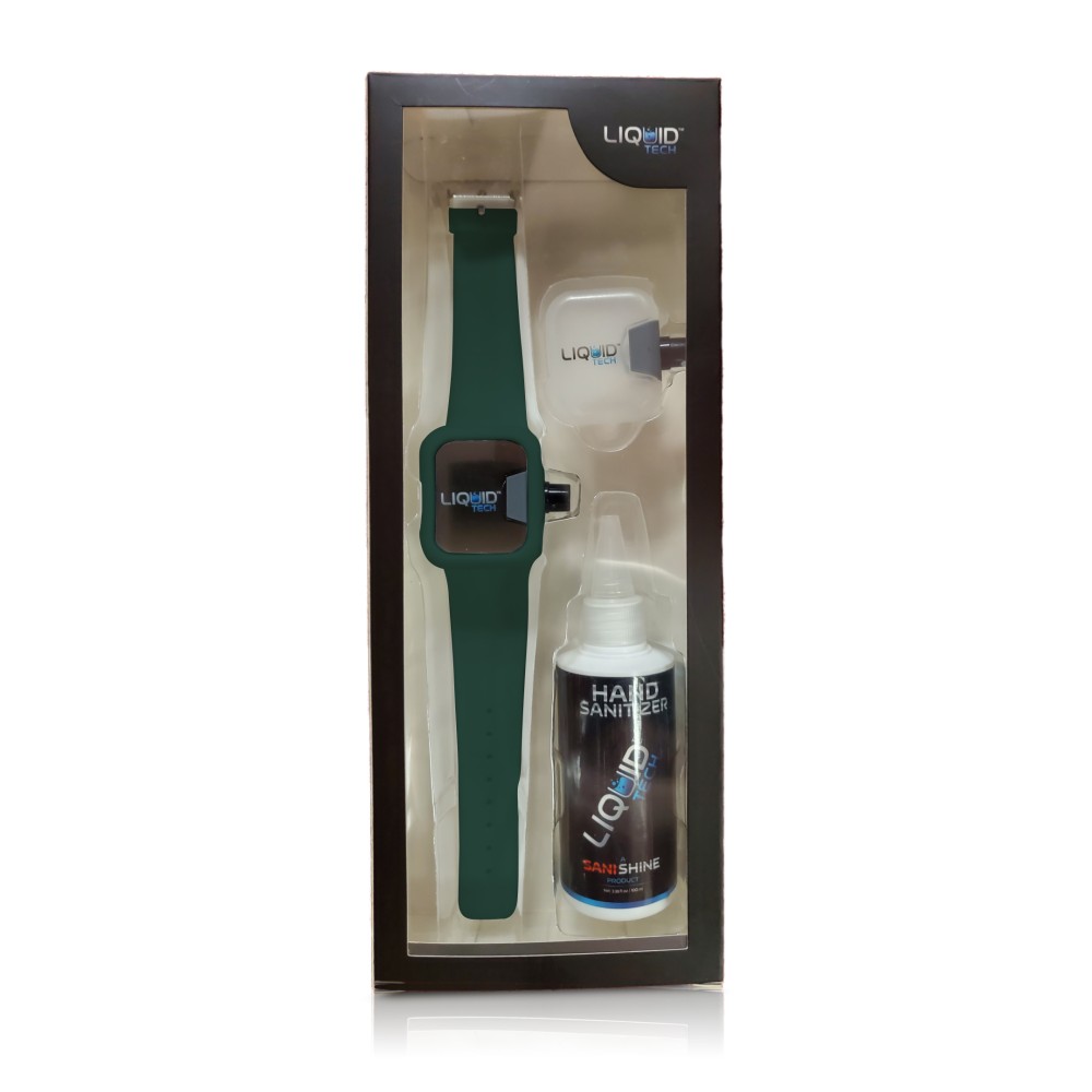 Hand Sanitizer Sani Watch Kit Green (L)